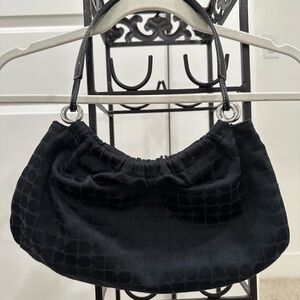 Y2K Kate Sade Elegant Black Women's Shoulder Bag